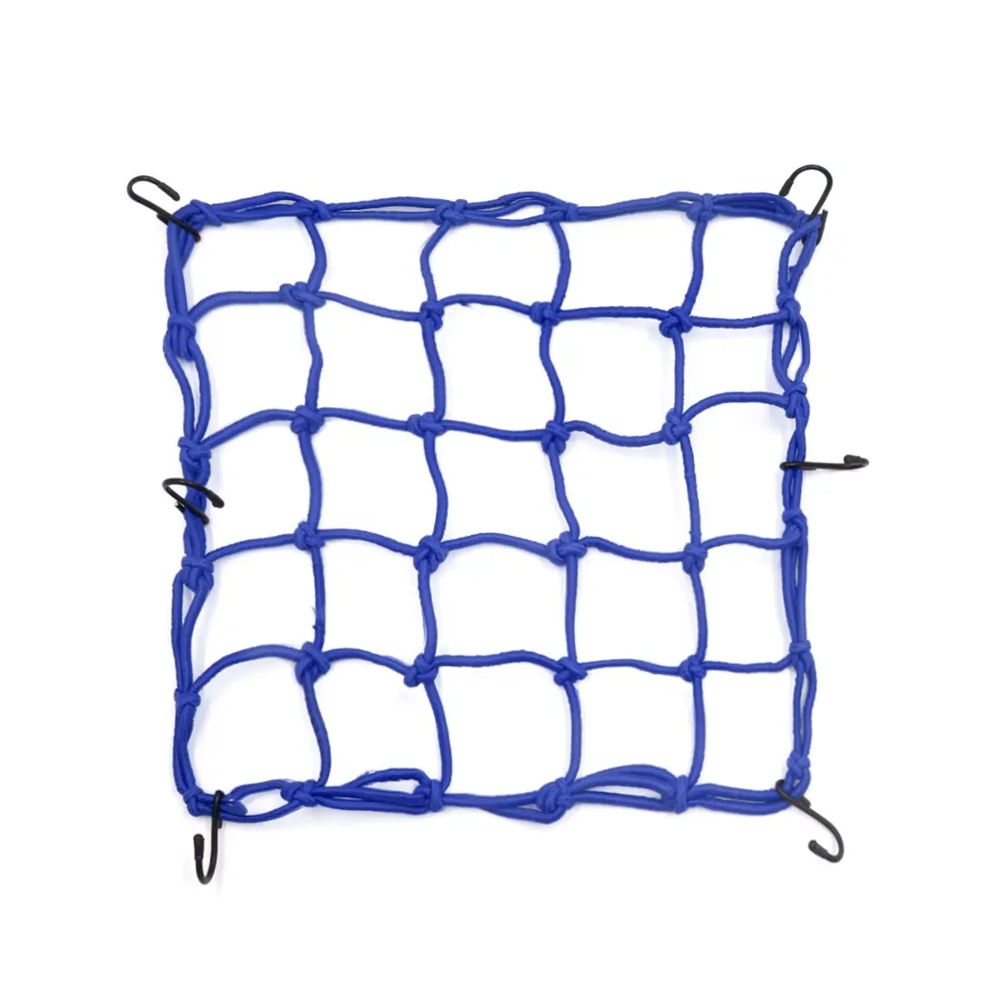 

uxcell a17051800ux0597 30cm x 30cm Blue Bungee Cargo Luggage Mesh Goods Net for Car Motorcycle