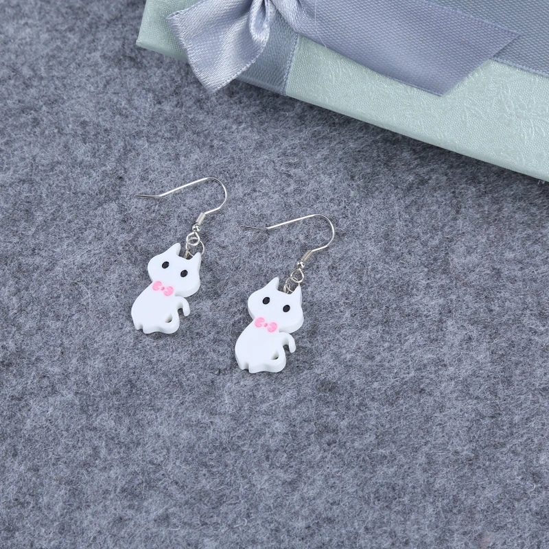 1 пара женские серьги-подвески в виде кота | Украшения и аксессуары