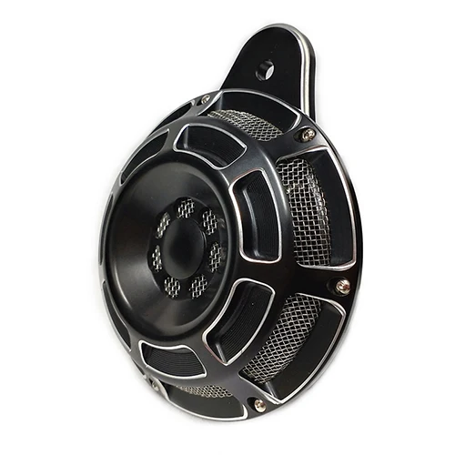 Черный Для Harley Horn rcycle динамик Moto Horn слот громкий динамик Moto для Harley 91-up большой двойной Cam для Harley Sportster XL 07-up - Название цвета: Черный