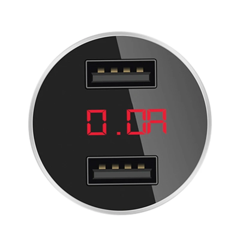Двойной USB порт цифровой Красный светодиодный дисплей напряжения тока