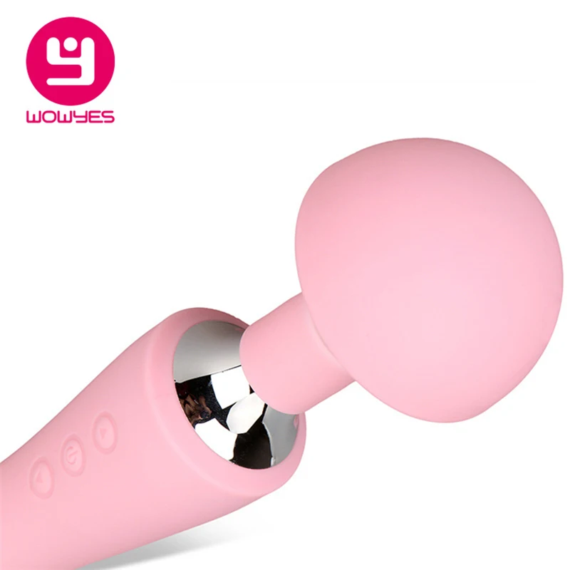 WOWYES удовольствие женщины Vibe USB Перезаряжаемые двойной дилдо с мотором вибратор AV