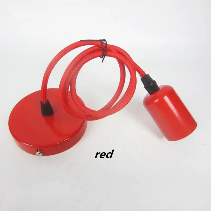 Винтажный Ретро современный красочный подвесной светильник для ресторана с