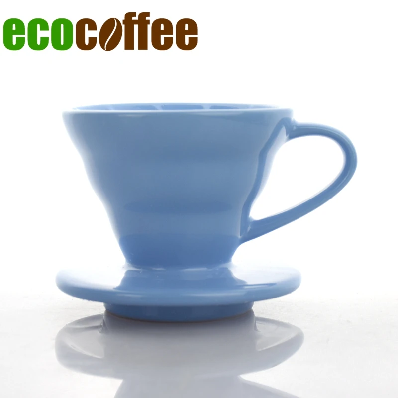 Ecocoffee 2018 Новое поступление 1 2 чашки керамические кофейные перколаторы V60 горячий