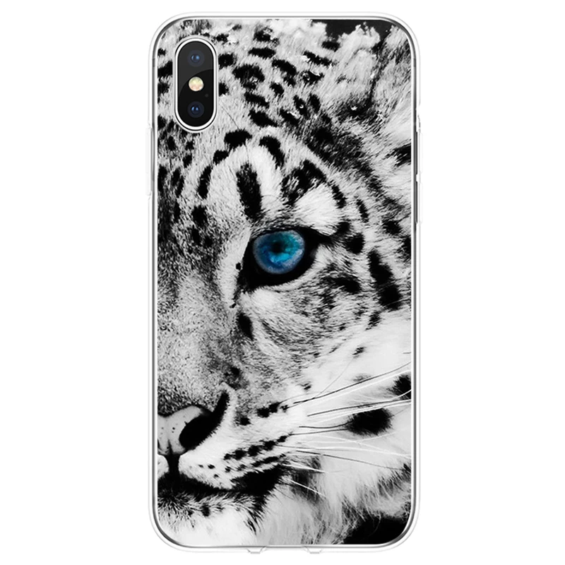 Чехол для телефона tiger lion animal howl мягкий силиконовый чехол iPhone 6 6plus 7 8plus 5 5S 5C SE X XS XR