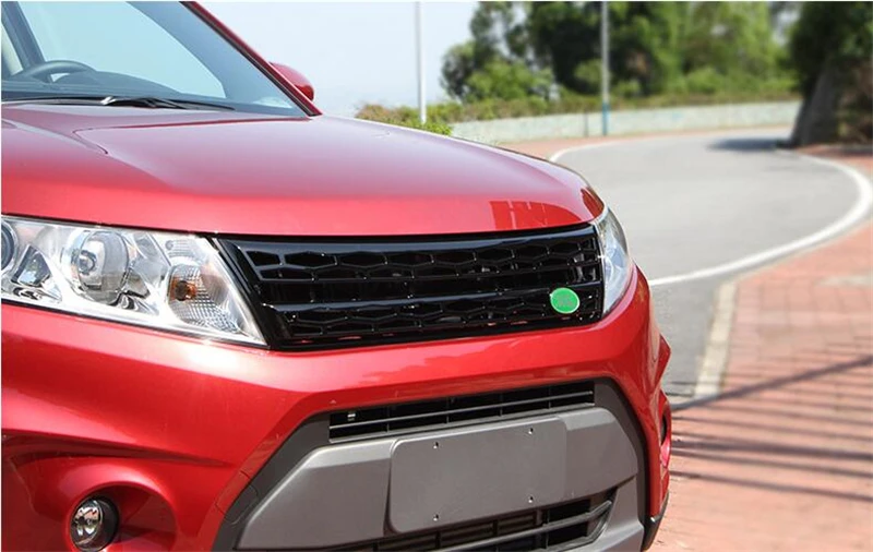 Подходит для гоночных грилей SUZUKI Vitara 17 18 лет Land Rover style Refitt Передняя Центральная гоночная решетка крышка аксессуары