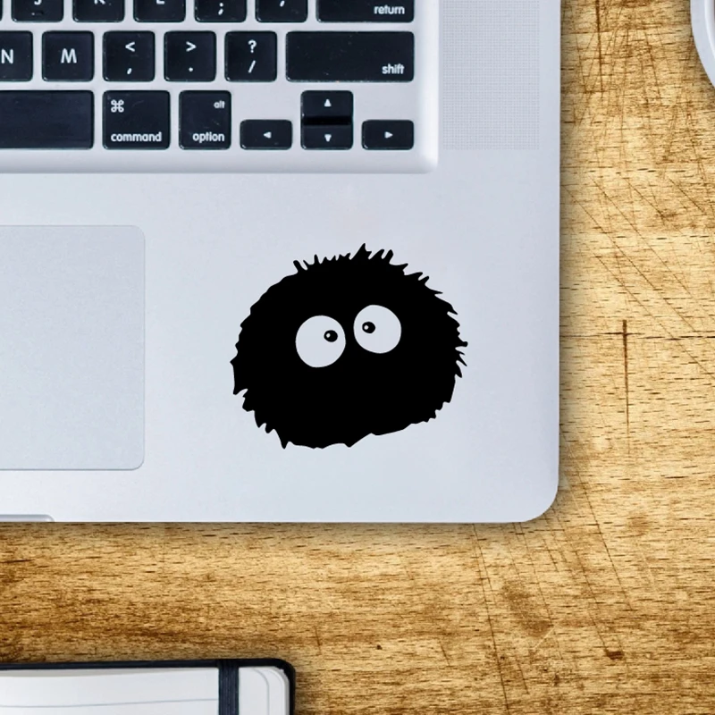 Симпатичные виниловые наклейки Soot Sprites Мой сосед Тоторо Ghibli Dust Bunny стикер для