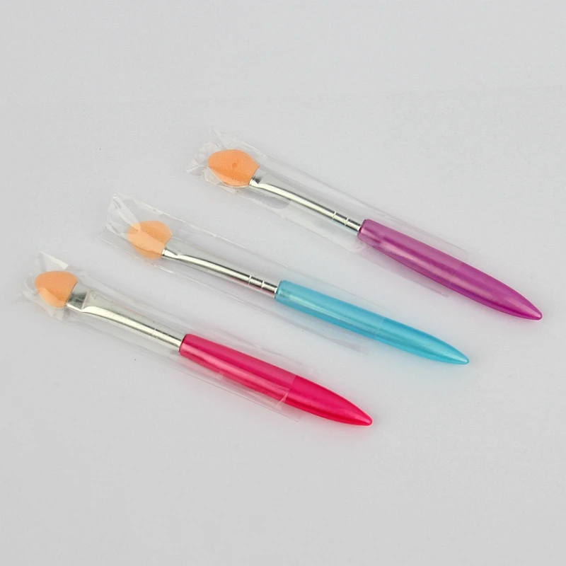 20 шт./компл. 8 5 см Pro Макияж Тени для век Губка кисть губ подводка глаз Аппликатор