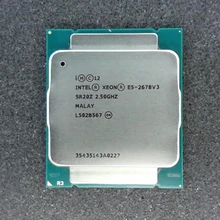 Intel Xeon E5 2678 V3 CPU 2,5G обслуживание LGA 2011-3 e5-2678 V3 2678V3 ПК настольный процессор для X99 материнская плата