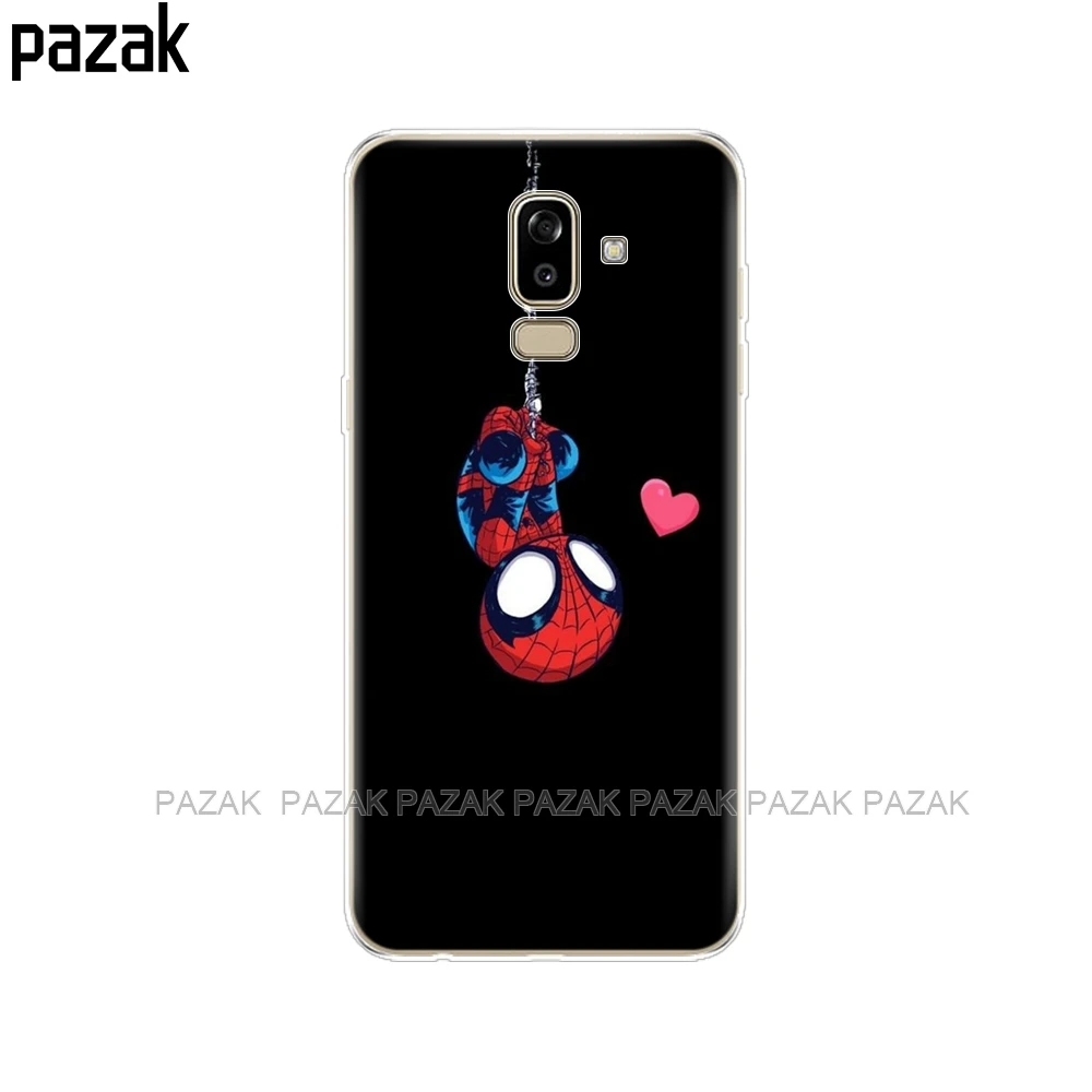 52248 Чехол для samsung Galaxy J8 чехол силиконовый чехол для samsung Galaxy J8 J810 чехол с черным принтом - Цвет: 52248