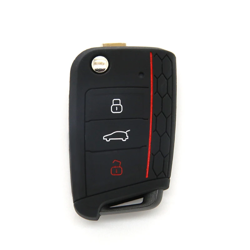 Factory Supply Silicone Car Key Cover Case For Volkswagen Golf 7 Skoda Octavia A7 New Polo Protect Bag Auto Accessories | Автомобили и