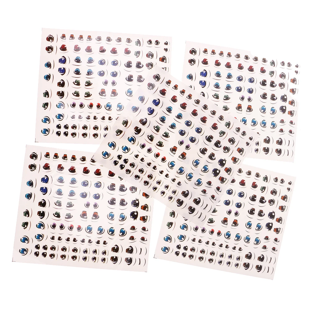 15 шт. Водные Наклейки для кукол 6x5 дюймов|decal eyes|decal waterdecal sticker |