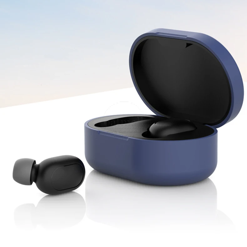Матовый Мягкий ТПУ силиконовый чехол для Mijia Xiaomi Redmi Airdots зарядный чехол TWSEJ04LS TWS беспроводные наушники защитный чехол