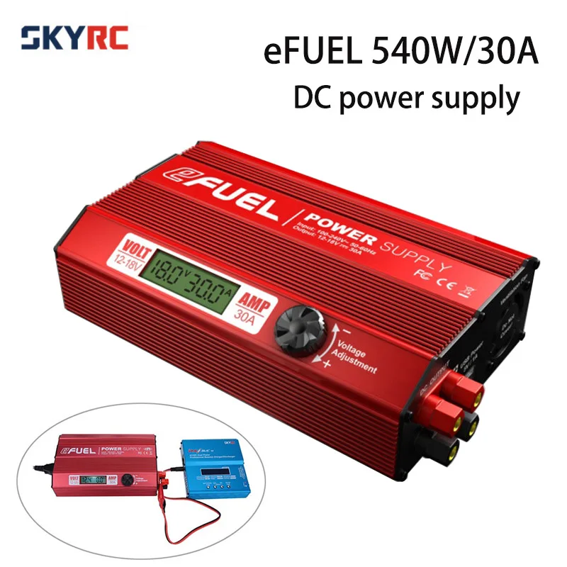 Оригинальный источник питания SKYRC eFUEL 540W 30A переменный ток 100 240 В в постоянный 12 18