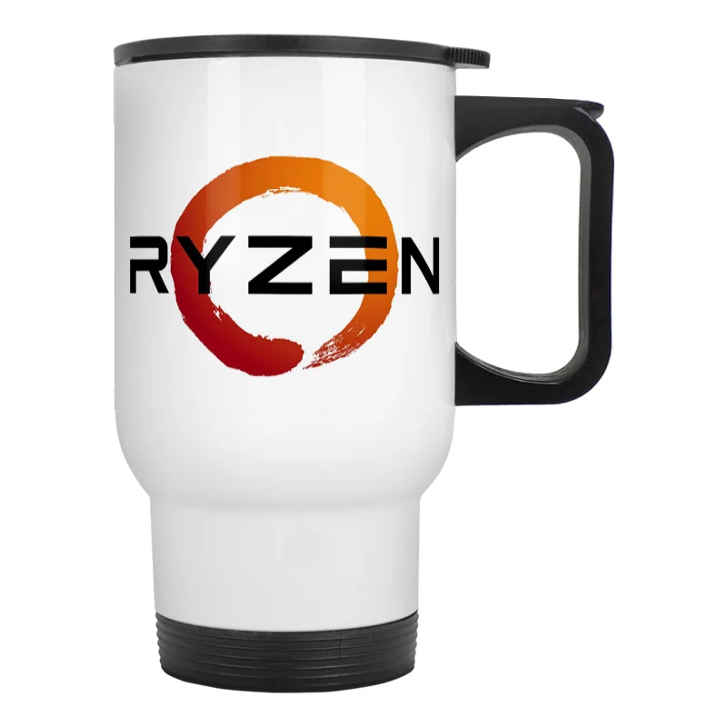 PC cpu Uprocessor AMD RYZEN дорожная кружка из нержавеющей стали|Вакуумные фляги и термосы| |
