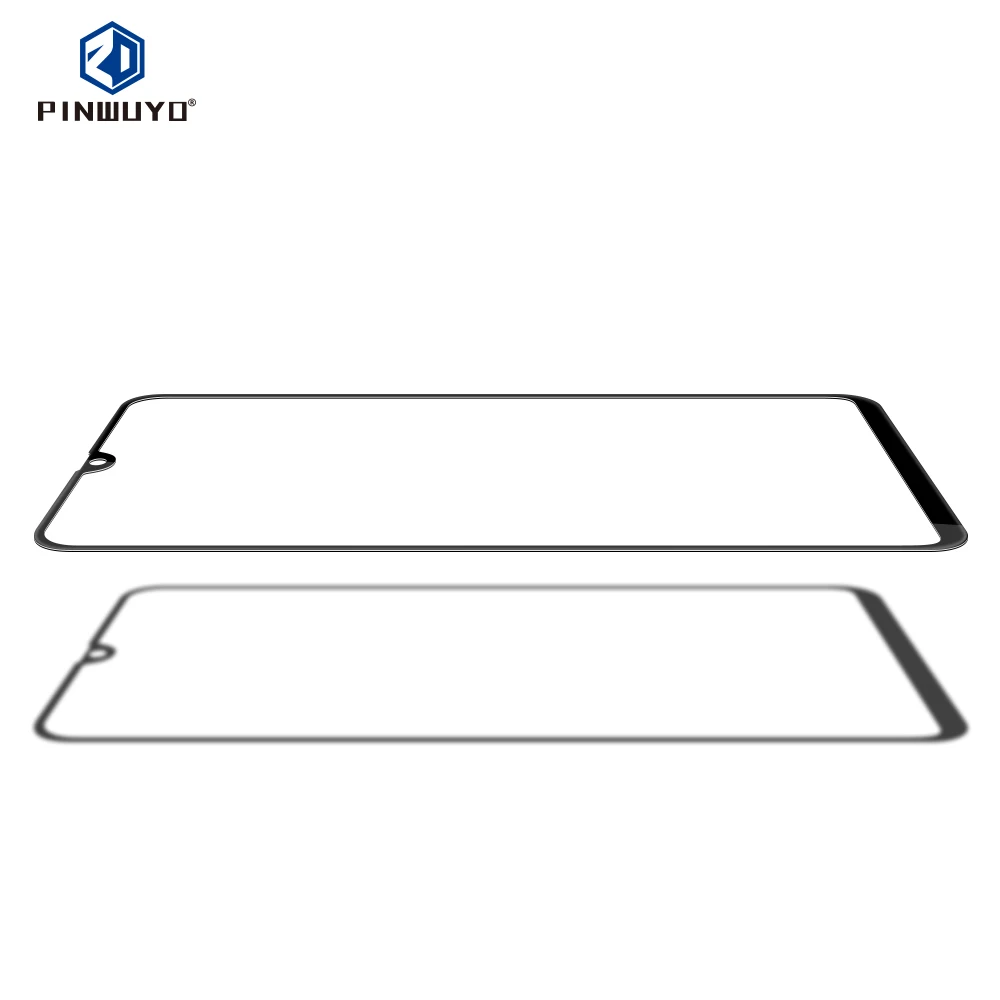 PINWUYO For Samsung Galaxy A20 Screen Protector 6.4 inch for Glass Film 3D Curved Full Cover Protective Black | Мобильные телефоны