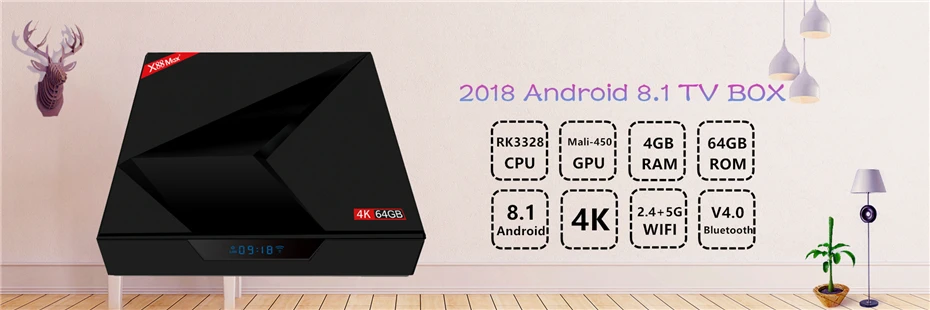 HAAYOT X99 RK3399 шестиядерный Android 7,1 tv Box 4G 64G Rom 2,4+ 5G Dual Wifi 1000M LAN Bluetooth 4,1 USB3.0 type-c 4K телеприставка