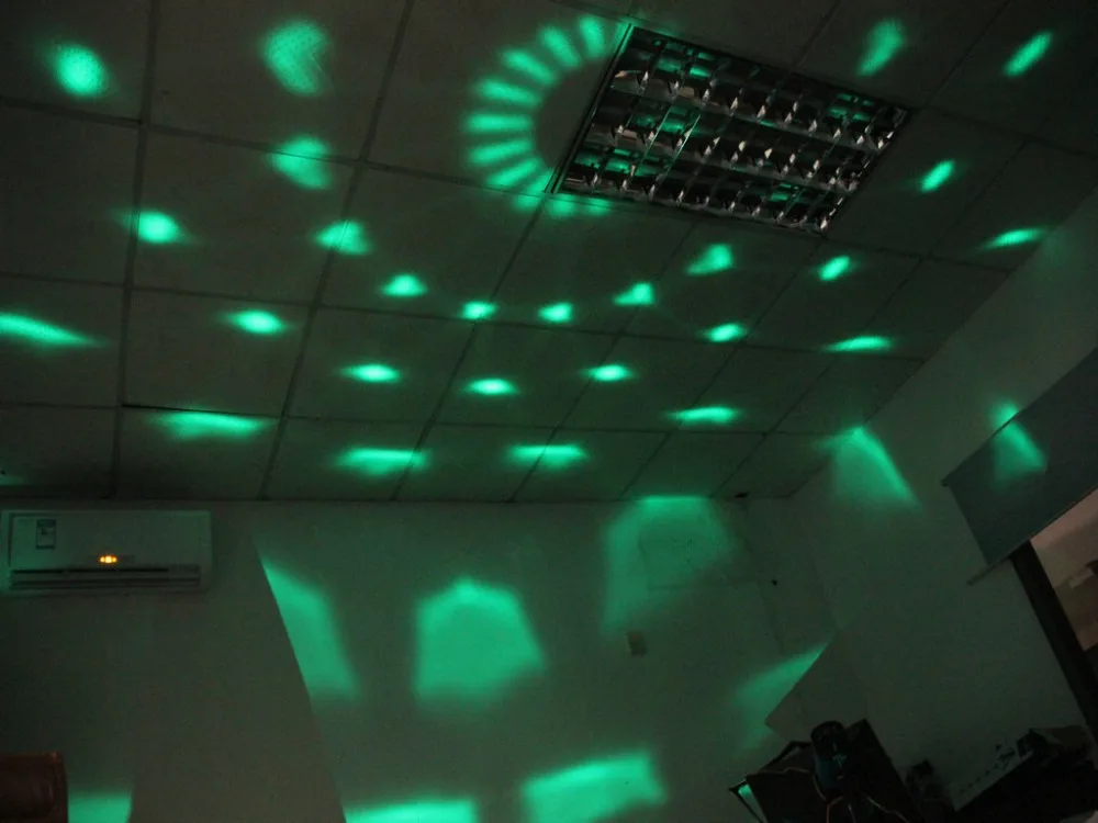 Мини светодиодный светильник для сцены 6 Вт 12 в RGB кристалл магический шар сценический светильник s диско сценический светильник звуковая активация стробоскоп сценический светильник ing Laser