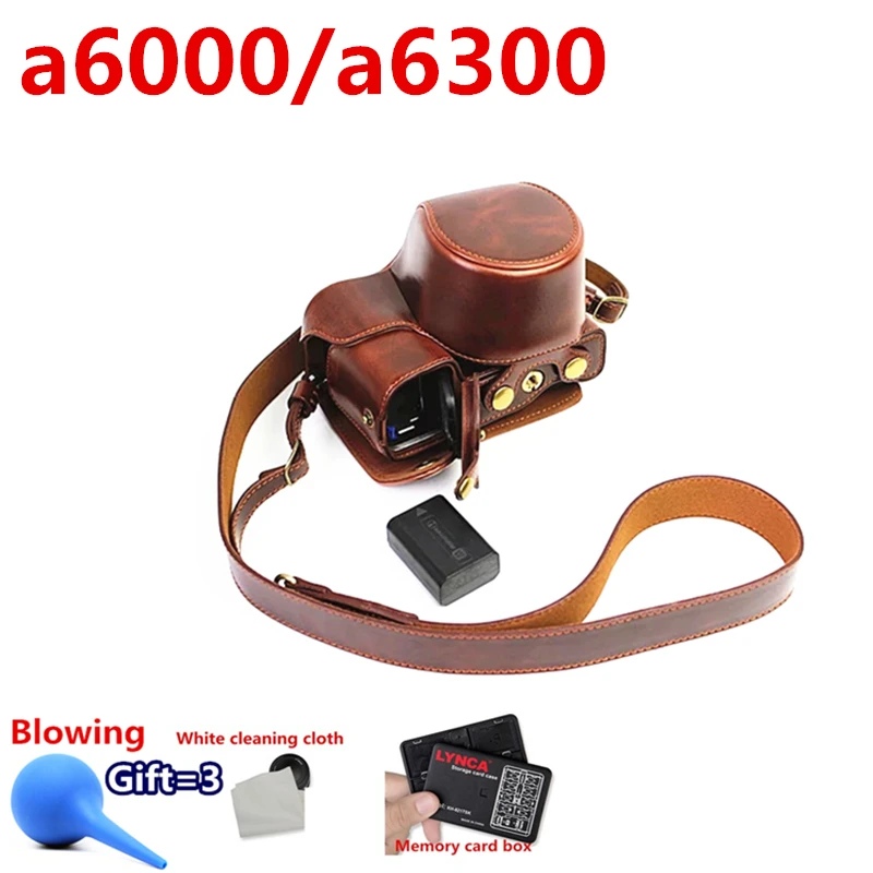 Новый роскошный чехол для видеокамеры из искусственной кожи sony A6300 a6000 a6300 16 50 мм с