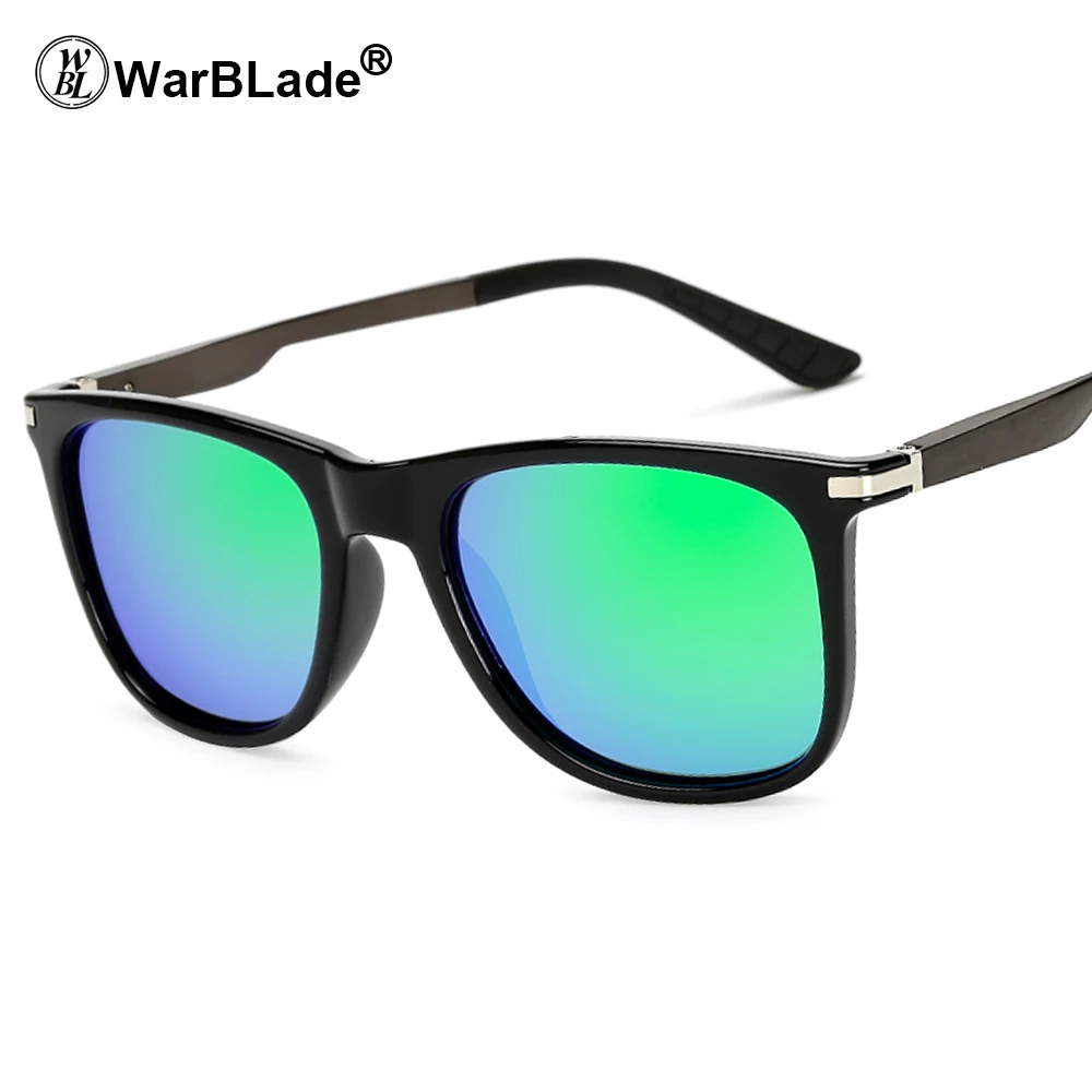 HD поляризованные мужские солнцезащитные очки брендовые дизайнерские ретро