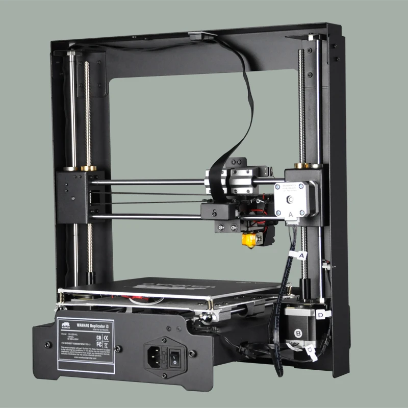 2017 новая версия хит продаж WANHAO I3 PLUS 3d принтер умственная рамка доступный с нитями