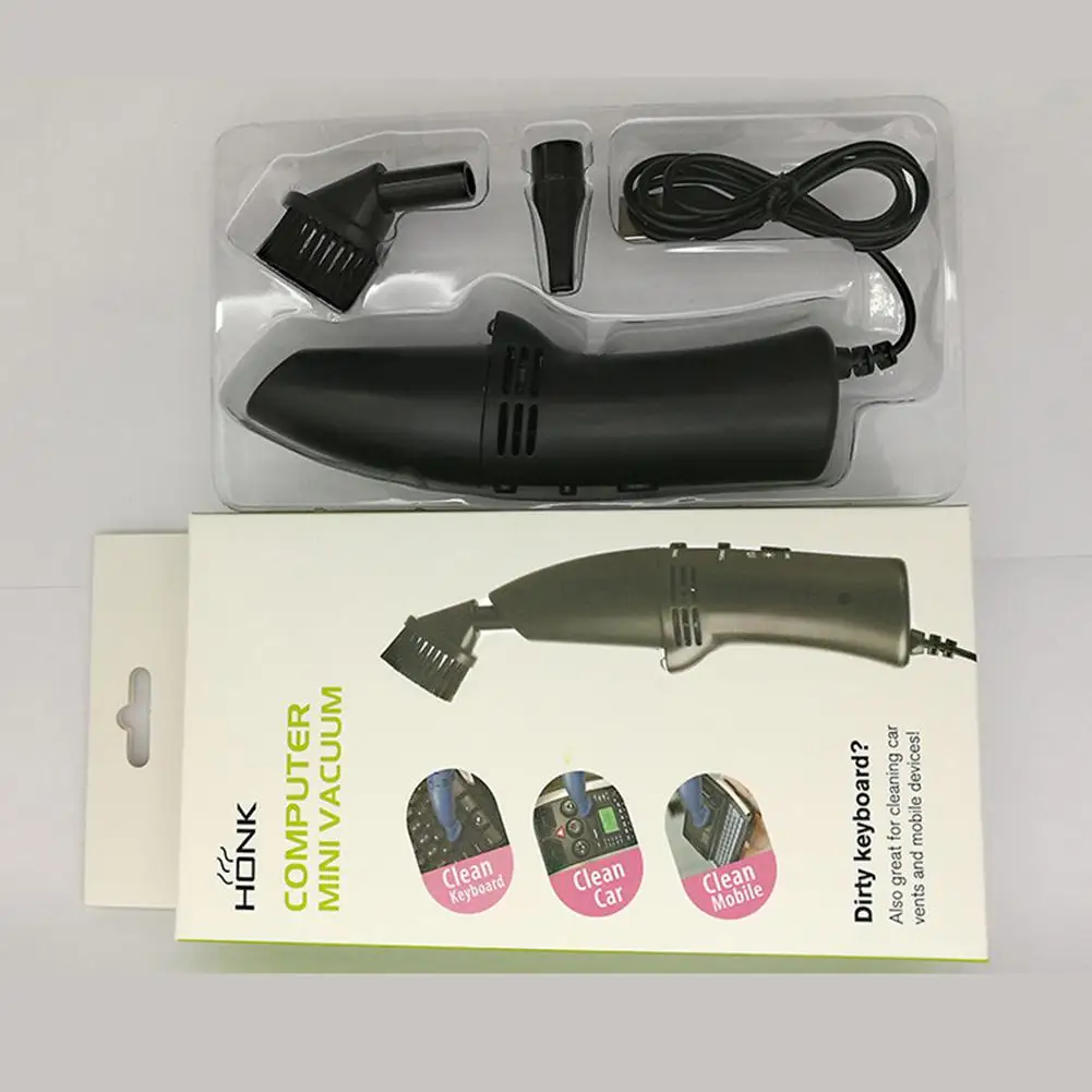 Надежный мини USB пылесос пылесборник с щеткой для ноутбука ПК клавиатура