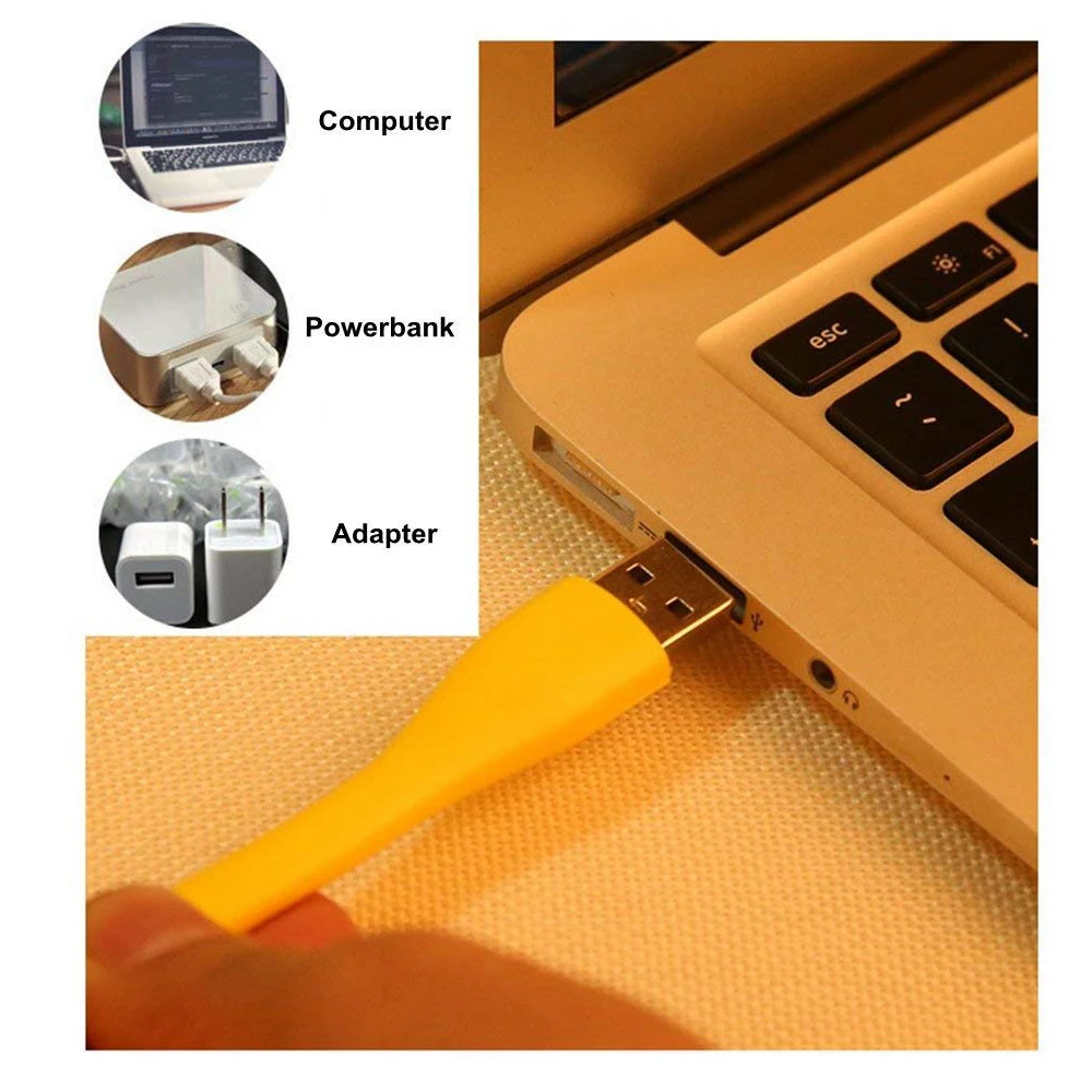 Мини USB СВЕТОДИОДНЫЙ ночной Светильник для ПК мобильных Мощность компьютер