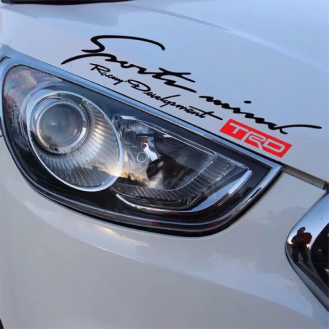 1 шт. ТРД Спорт ум Toyota Гоночный Автомобиль развития стикер
