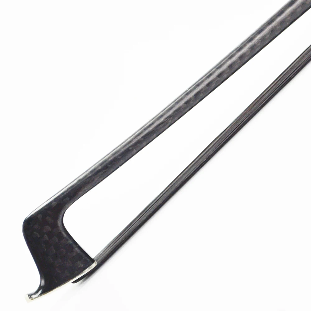 Черный конский волос текстурированное углеродное волокно Скрипка Лук громкий