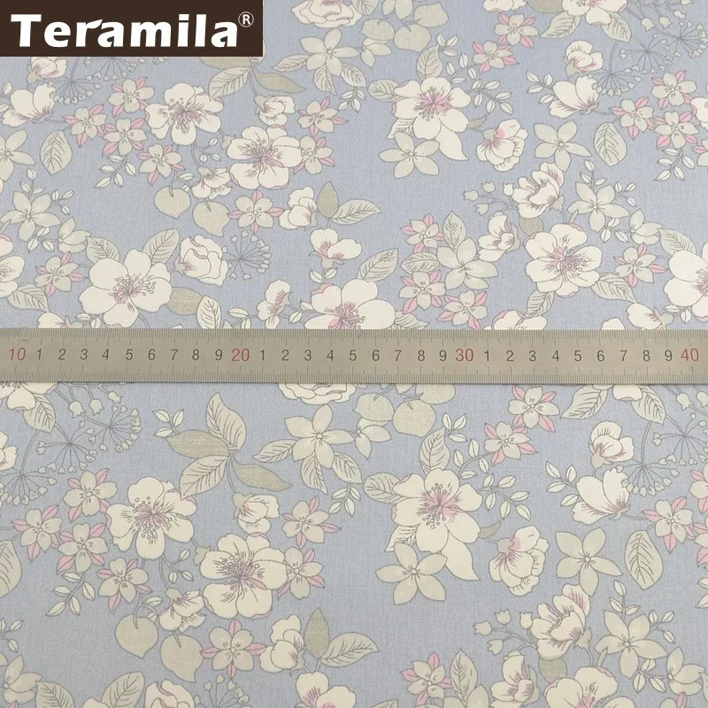Teramila 100% хлопчатобумажная ткань с цветами из Анкары сделай сам лоскутное платье