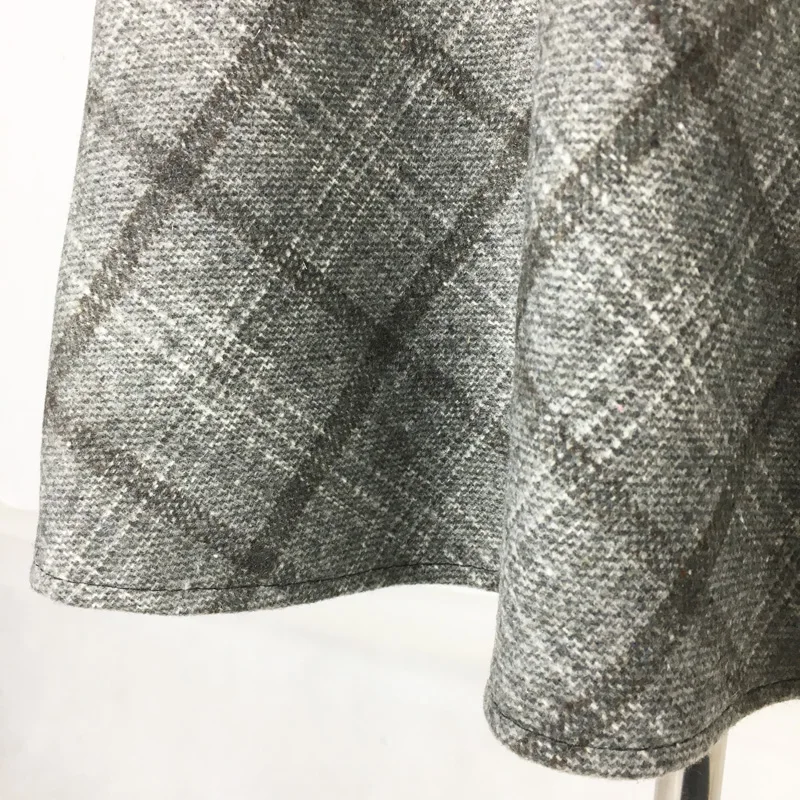 EdspLovd Женская клетчатая юбка А силуэта в британском стиле s Kilt 2019 зимняя винтажная