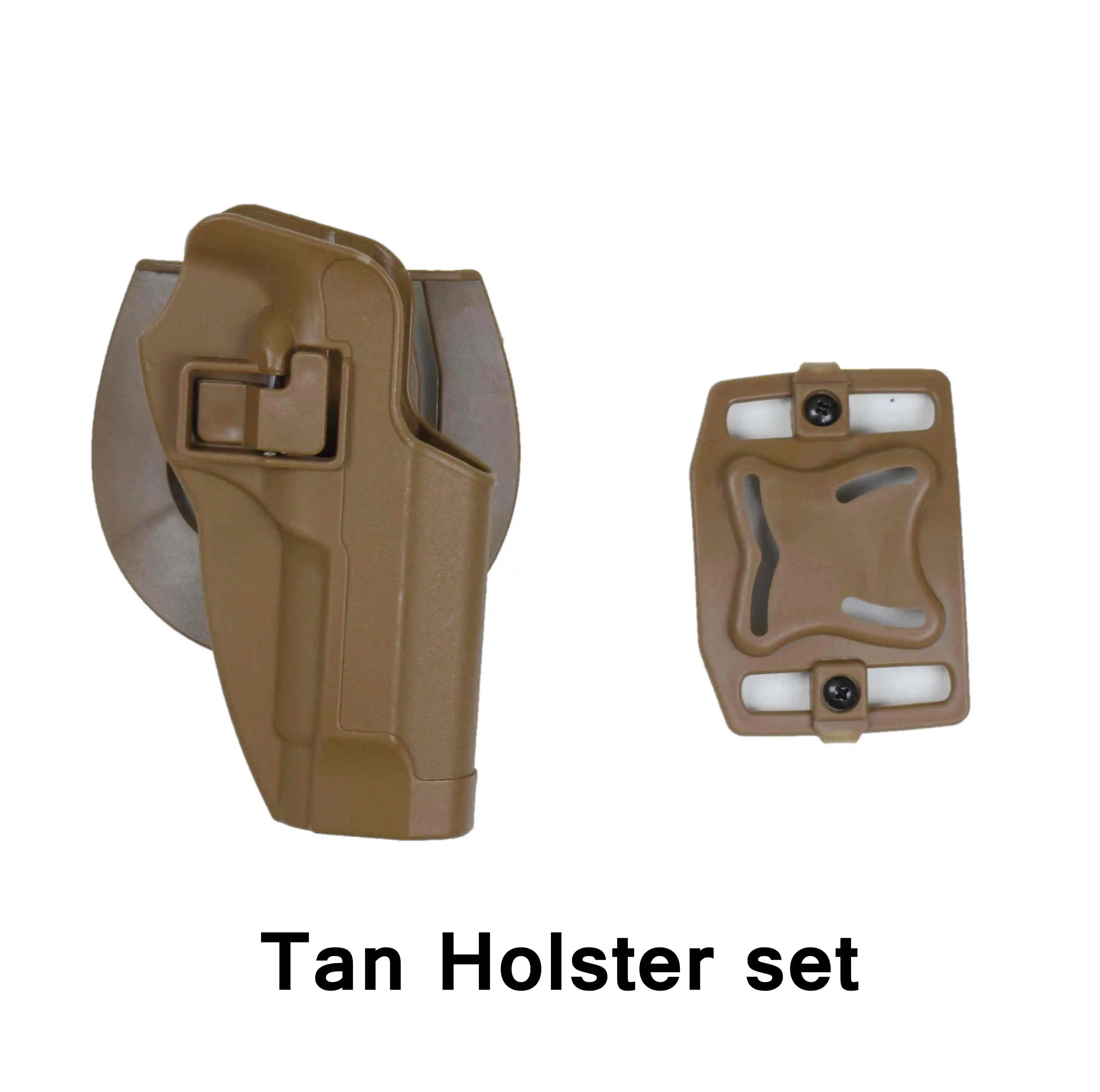 tan only holster Тактический правый пистолет кобура для оружия и пояс кобура для Beretta 92 96 M9 - Цвет: tan only holster