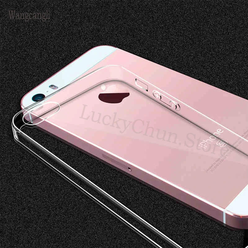 Чехол Wangcangli из ТПУ для iphone 5 5s se 6 6s 7 8 X прозрачный силиконовый чехол Plus - купить по