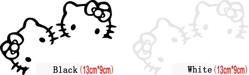 1 пара модные новые милые 3D мультфильм Hello Kitty водонепроницаемый отражающие