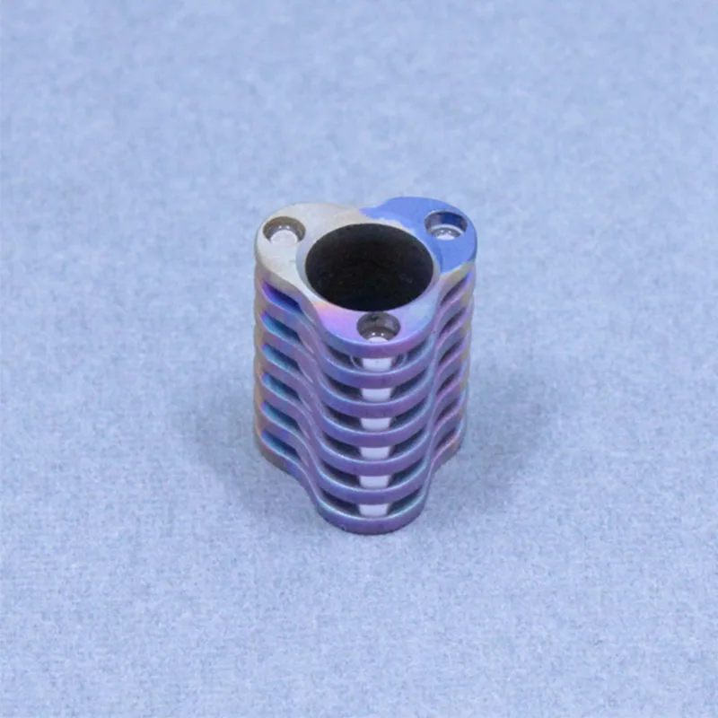 EDC подвеска в виде Тритиевого ножа трехцветный зонт шнур титановый подвесной