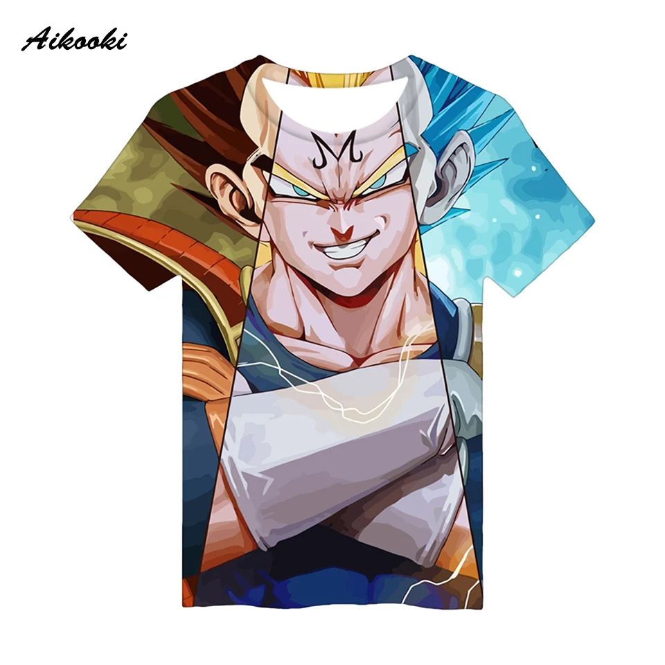 Горячая Dragon Ball Объёмный рисунок (3D принт) футболка Для женщин/Для мужчин