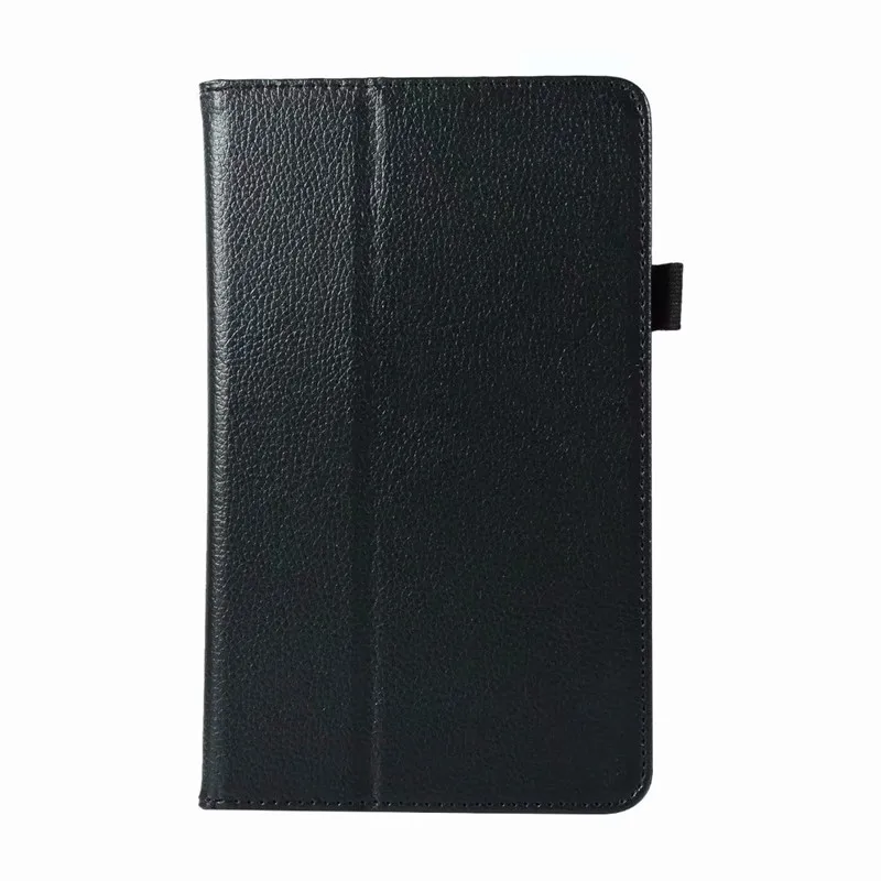 black Tab A 8,0 тонкий Чехол-книжка из искусственной кожи чехол-книжка для samsung Galaxy Tab A 8,0 T380 T385 SM-T385 чехол для планшета+ ручка - Цвет: black