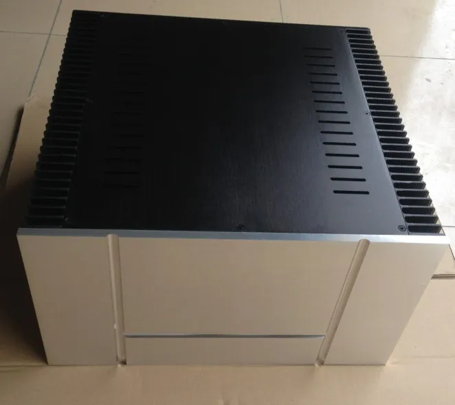 B-004 CNC все алюминиевые корпусные корпуса, чехол, коробка для DIY аудио усилитель мощности 430 мм* 413 мм* 200 мм 430*413*200 мм