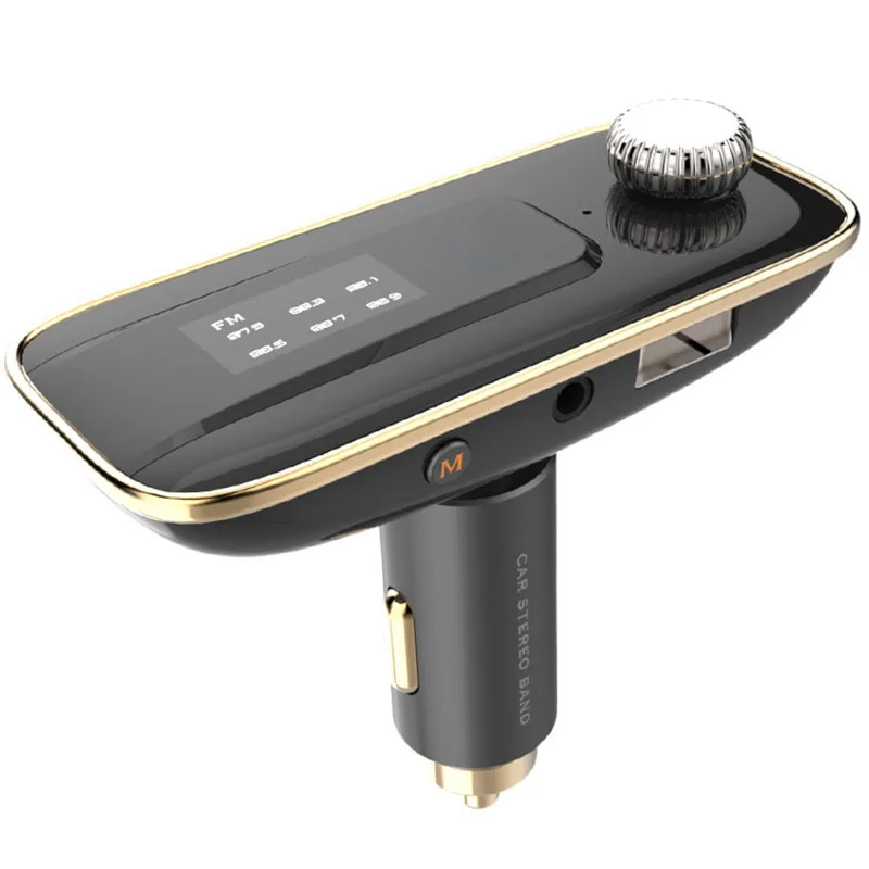 ABS FM передатчик bluetooth автомобиль ручной Динамик usbtf У диска AUX NFC LED U адаптер Bluetooth
