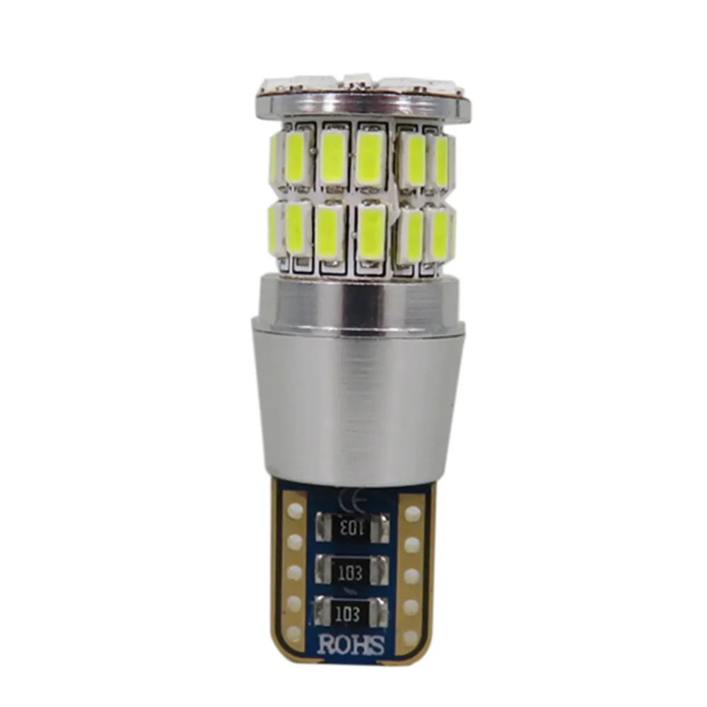 WLJH 2x Canbus T10 W5W светодиодный 3014SMD автомобильные Габаритные светильник лампа для peugeot 207 307 1007 206 301 308 407 508 607 2008