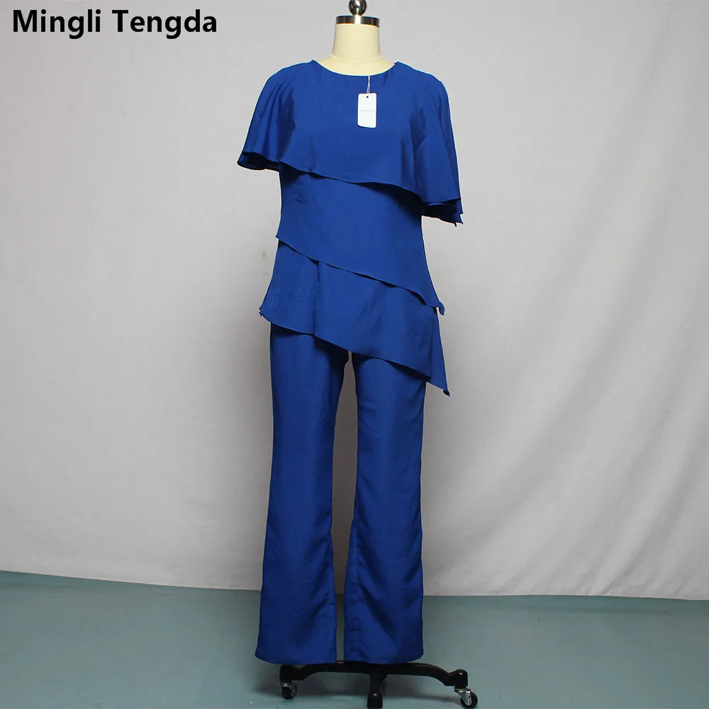 Mingli Tengda Королевский синий цвет платья для матери невесты простое платье одежда и