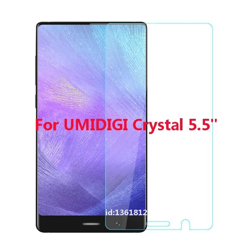 2.5D Закаленное стекло для Umidigi Crystal 9H Высококачественная Взрывозащищенная