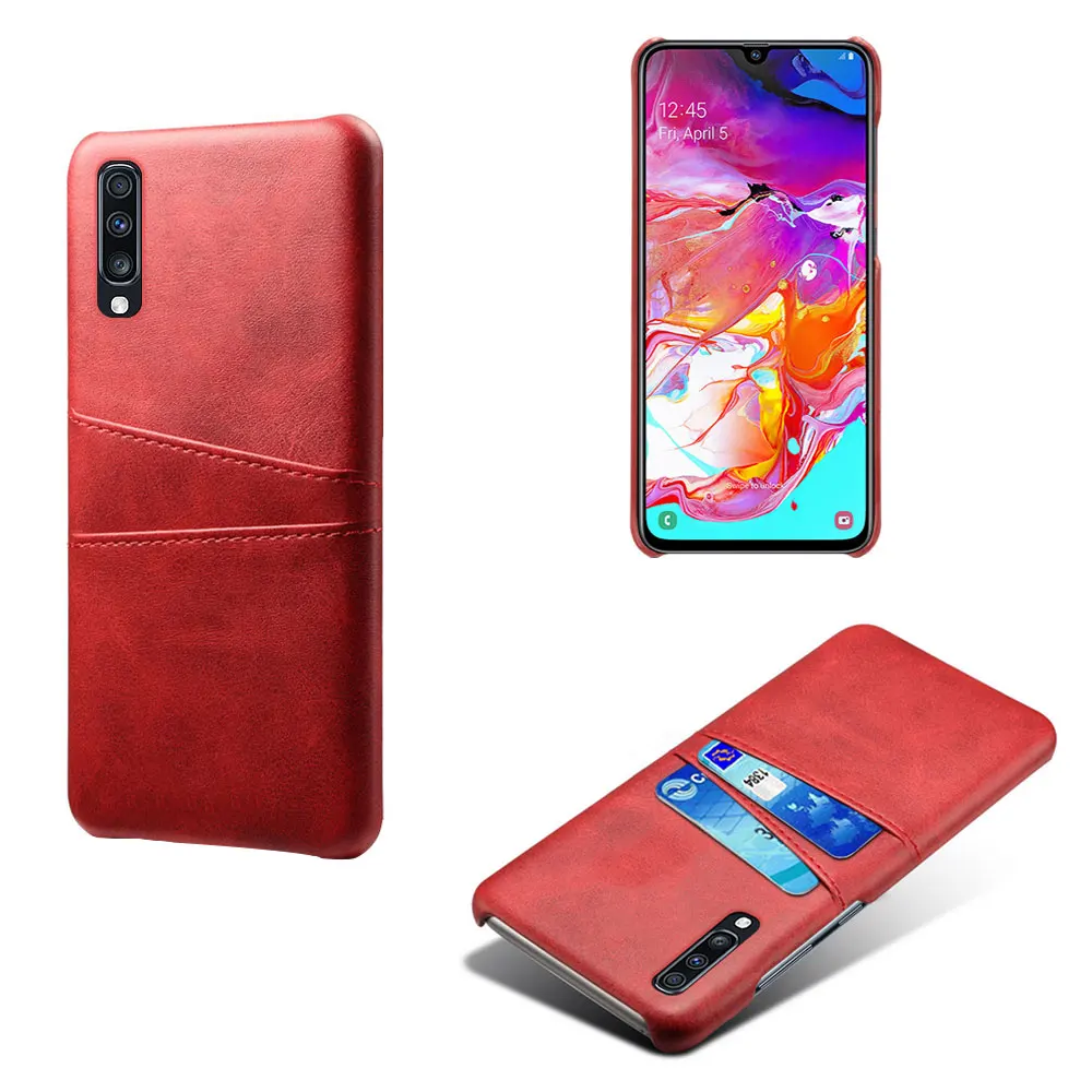 

Leather Case For Samsung Galaxy A70 A60 A50 A30 2019 M30 M20 S10 Lite Plus A8S A6S A7 A9 A8 A6 J8 J6 J4 2018 Card Insert Cover