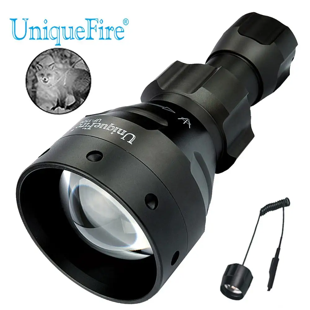 UniqueFire фонарь 1504 940nm длина волны светодиодный фонарик ночного видения от Nake Eyes Zoom 3