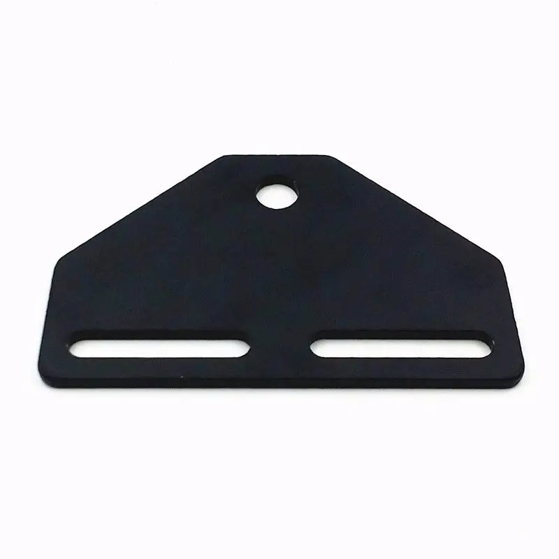 Black Motorbike Bottom Mount Headlight Bracket Adapter Cruiser Chopper Touring |