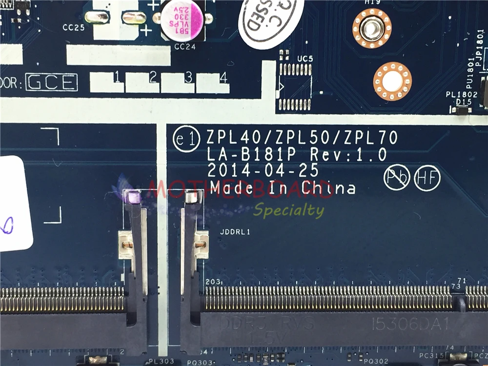 Vieruodis для ноутбука HP 470 G2 материнская плата с фотографическим процессором и