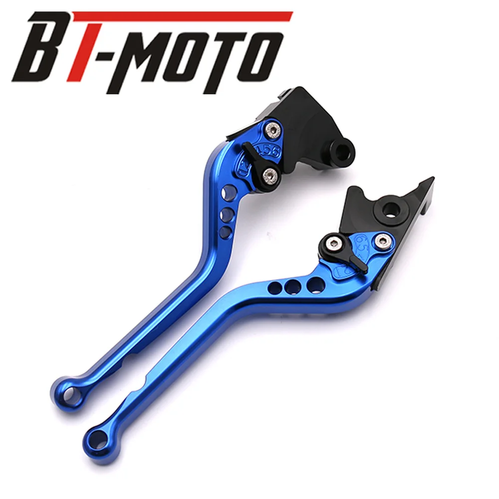 B long blue Для KAWASAKI NINJA 400 NINJA400 руль мотоцикла, аксессуары CNC тормозные рычаги сцепления - Цвет: B long blue