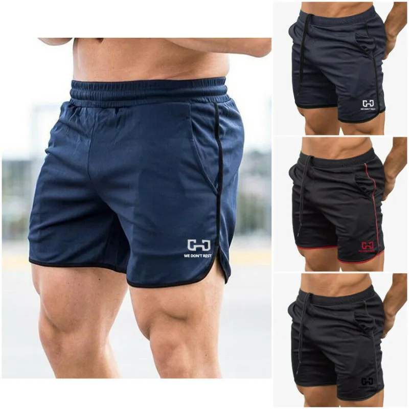 2019 летние мужские шорты для бега тренировочные тренажерного зала тренировочная