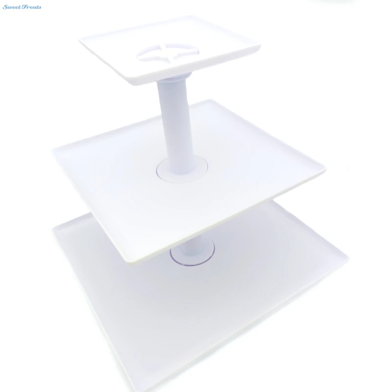 Подсластители трехуровневая Серверная станция-поднос для десертов-подставка