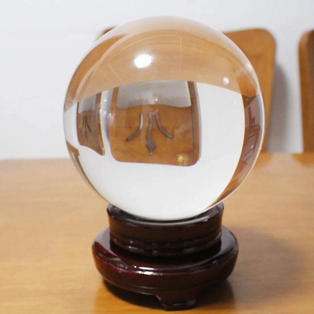 

30-60mm Clear Glass Crystal Ball Healing Sphere Figurines Miniatures Photography Props Lensball Bridal Wedding Party Decoration