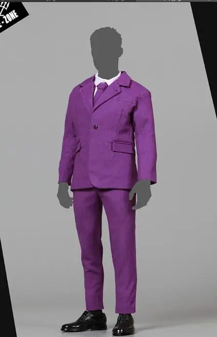 purple 1:6 масштаб, модель, костюм, комплект одежды, аксессуары для 1/6, тонкий наплечный костюм, комплекты одежды, маленький брючный костюм - Цвет: purple